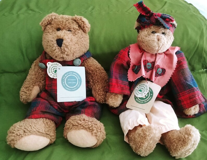 Boyds Bears Plush | Pair of 12quot; and 13quot; Clara The Arti Boyds Bears Plush | Pair of 12quot; and 13quot; Clara The Arti