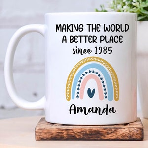 Personalized 40th Birthday Mug: Custom Name and Year