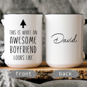 Boyfriend Gift, Birthday Gift for Boyfriend, Boyfriend Mug, Boyfriend Birthday Mug, Boyfriend Anniversary Gift, Christmas Gift Personalized