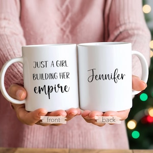 New Business Owner Mug: Personalized Women Entrepreneur Gift