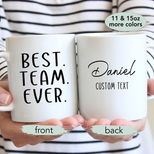 Employee Coworker Team Gifts, Employee Appreciation Gift, Coworker Employee Christmas Gift, Best Team Ever Mug, Staff Gift, Office Gift Bulk