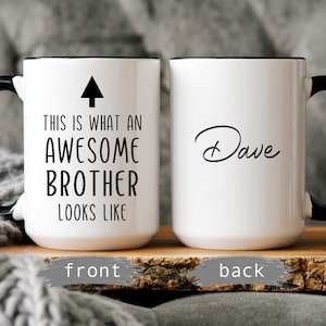 Funny Brother Mug: Personalized Birthday Gift for Brother