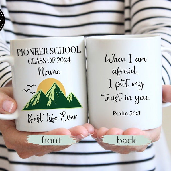 JW Pioneer School 2024 Gift | Personalized Pioneer School Mug | Customized Pioneer Mug 2024 Year Text | For Men | For Women | Mountains #6