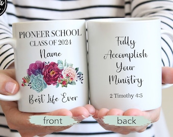 Pioneer School 2024 Gifts, Personalized Pioneer School Mug, Customized 2024 Pioneer Service School Gift, JW Gift Ideas, JW Coffee Cups #3