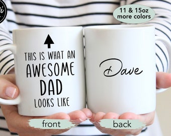 Christmas Gift For Dad, Dad Coffee Mug, Dad Birthday Gifts, Gift From Daughter, Gift From Son, Funny Dad Gifts, Personalized Dad Mug