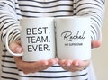 Employee Christmas Gifts Bulk | Coworker Christmas Gift Bulk | Best Team Ever Mug | Employee Appreciation | Office Holiday Party Present