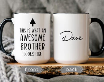 Funny Brother Mug: Personalized Birthday Gift for Brother