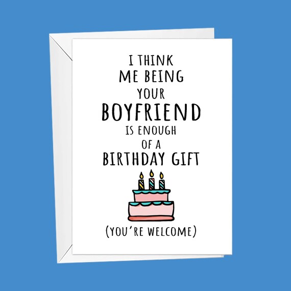 Funny Girlfriend Birthday Card Birthday Gift For Girlfriend Etsy