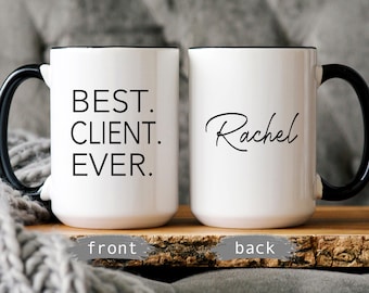 Taza personalizada para clientes: regalo de agradecimiento para clientes