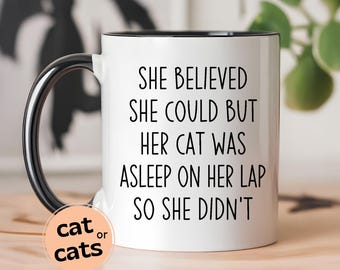 Funny Cat Mom Gift, Pet Owner Mug