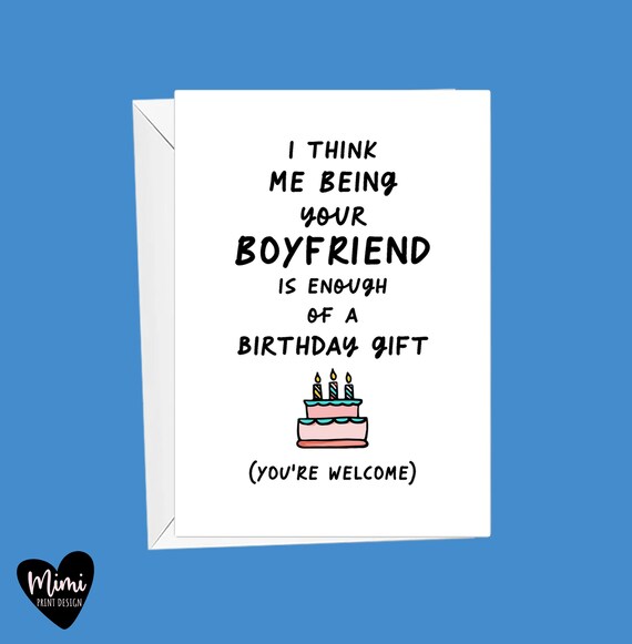 Girlfriend Birthday Card Funny Girlfriend Birthday Gift Etsy
