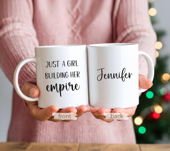 New Business Owner Mug: Personalized Women Entrepreneur Gift