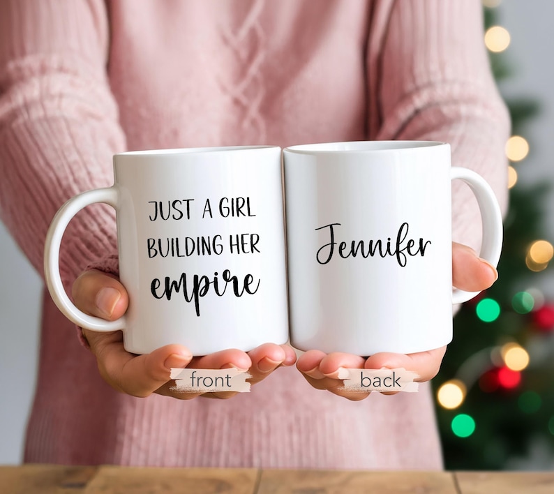 New Business Owner Mug: Personalized Women Entrepreneur Gift imagem 1