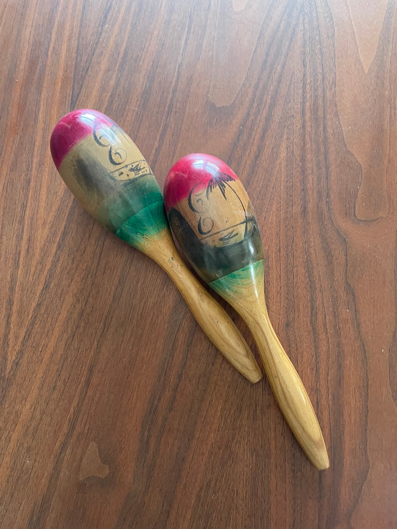 Vintage Maracas From Mexico Etsy