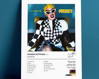 Cardi B Album Cover Etsy
