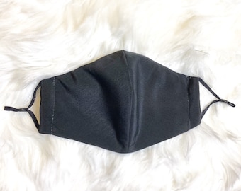 HIGH QUALITY Face Mask with Filter Pocket, Adjustable Nose Wire + FREE Filter, Adjustable Elastic Ear Straps, Reusable Cloth Mask
