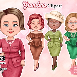 Clipart femmes, maman Clipart, grand-mère Vlipart, soeur Clipart, meilleurs amis Clipart, Clipart fête des mères.