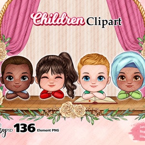 Niños lindo Clipart, niño PNG, niños Imágenes Prediseñadas, imágenes prediseñadas de hijos, imágenes prediseñadas de hija, imágenes prediseñadas de amigos, descarga instantánea