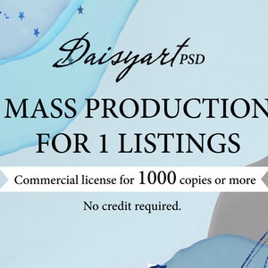 Mass production for 1 listings. No credit required.