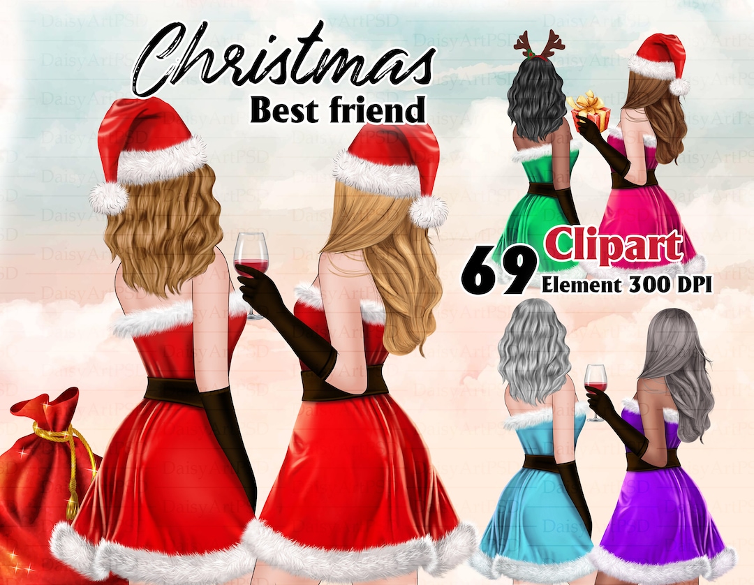 Best Friends Christmas, Winter Clipart .clipart Custom. Clipart Soul
