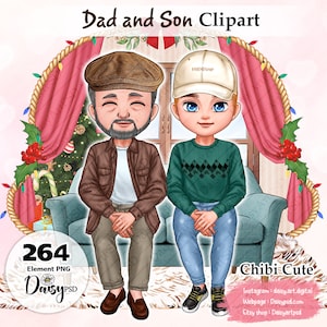 Padre e figlio, Clipart fratelli, Clipart uomo, Clipart nonno, Miglior clipart papà, Clipart uomo afro, Immagini personalizzate.