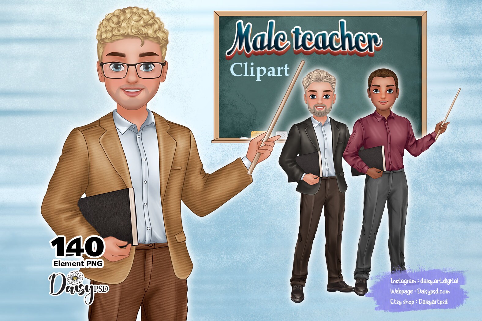 clipart of man teaching
