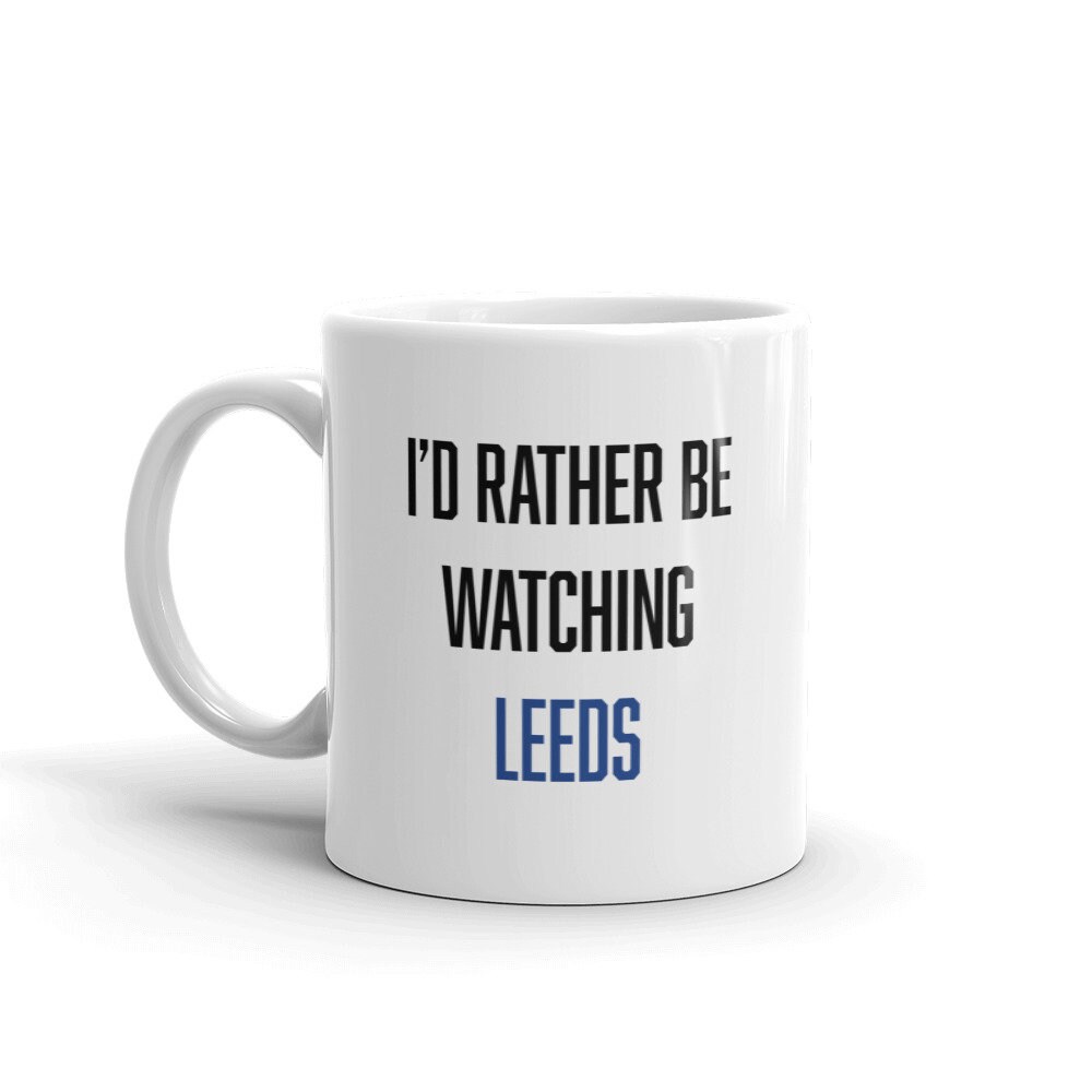 LEEDS Mug LEEDS UNITED 11oz Football fan Coffee Mug Etsy