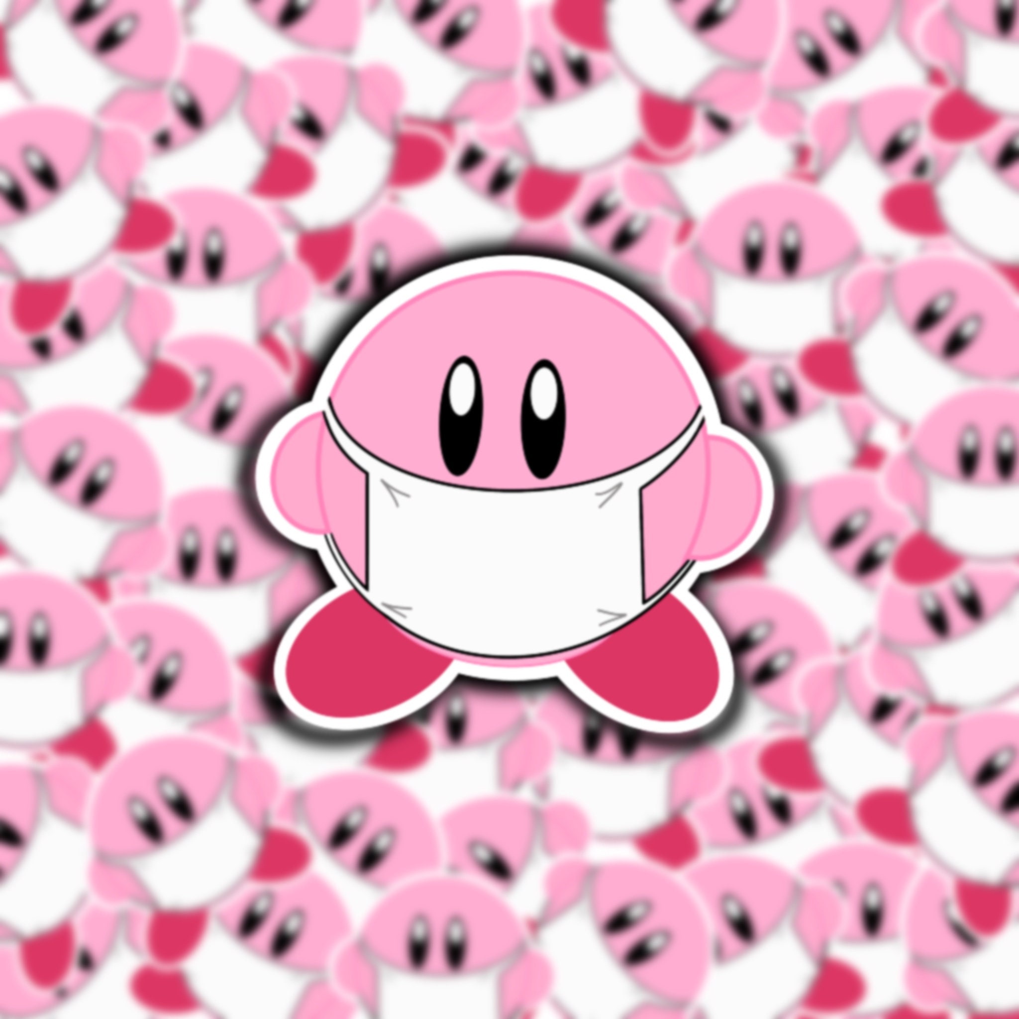 Kirby w/ Mask Etsy