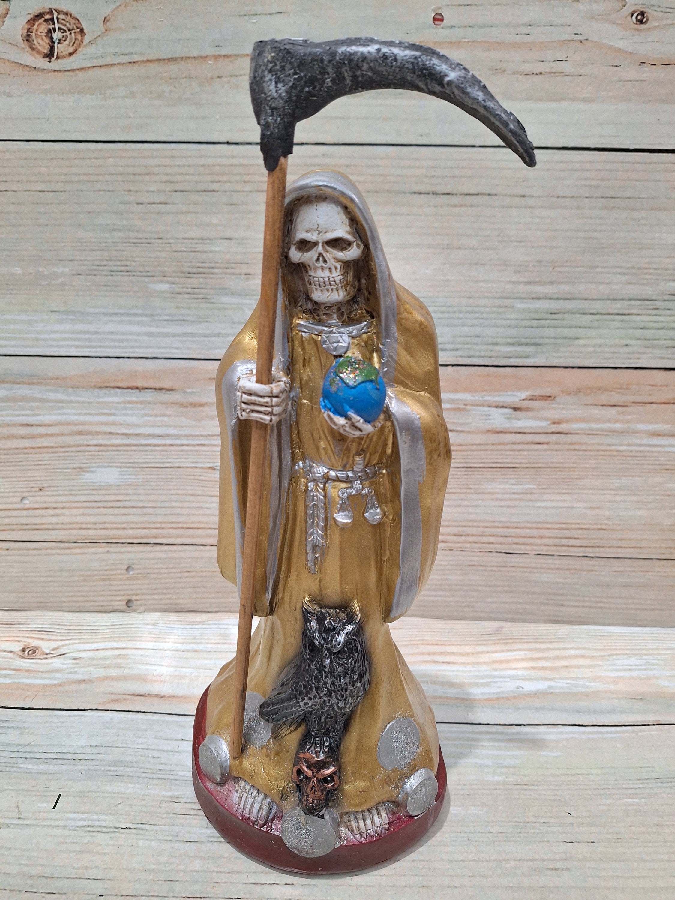 Santa Muerte Color Gold 13
