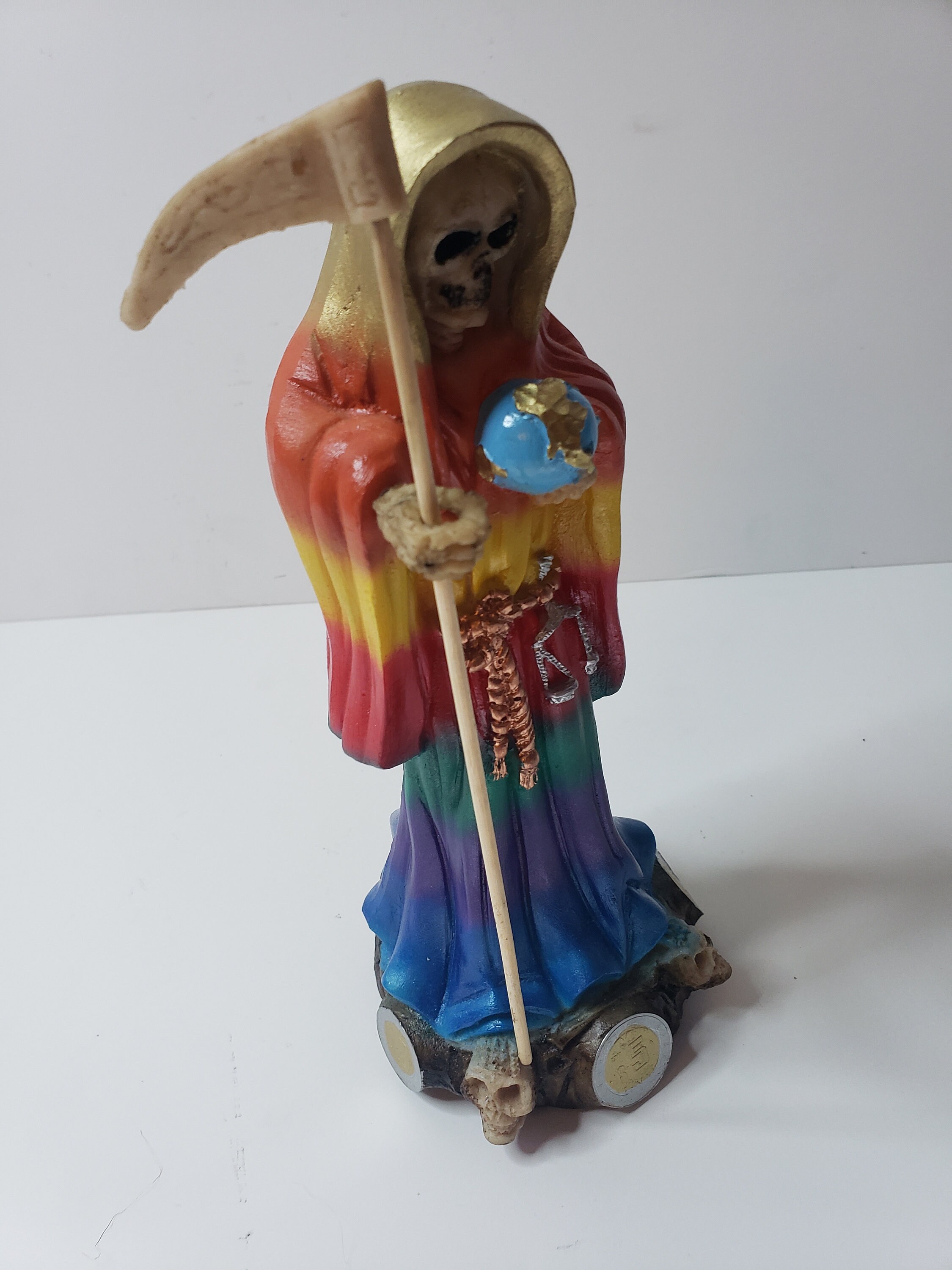 Santa Muerte Blessed Color Rainbow Size 9 / Luck/ Money | Etsy