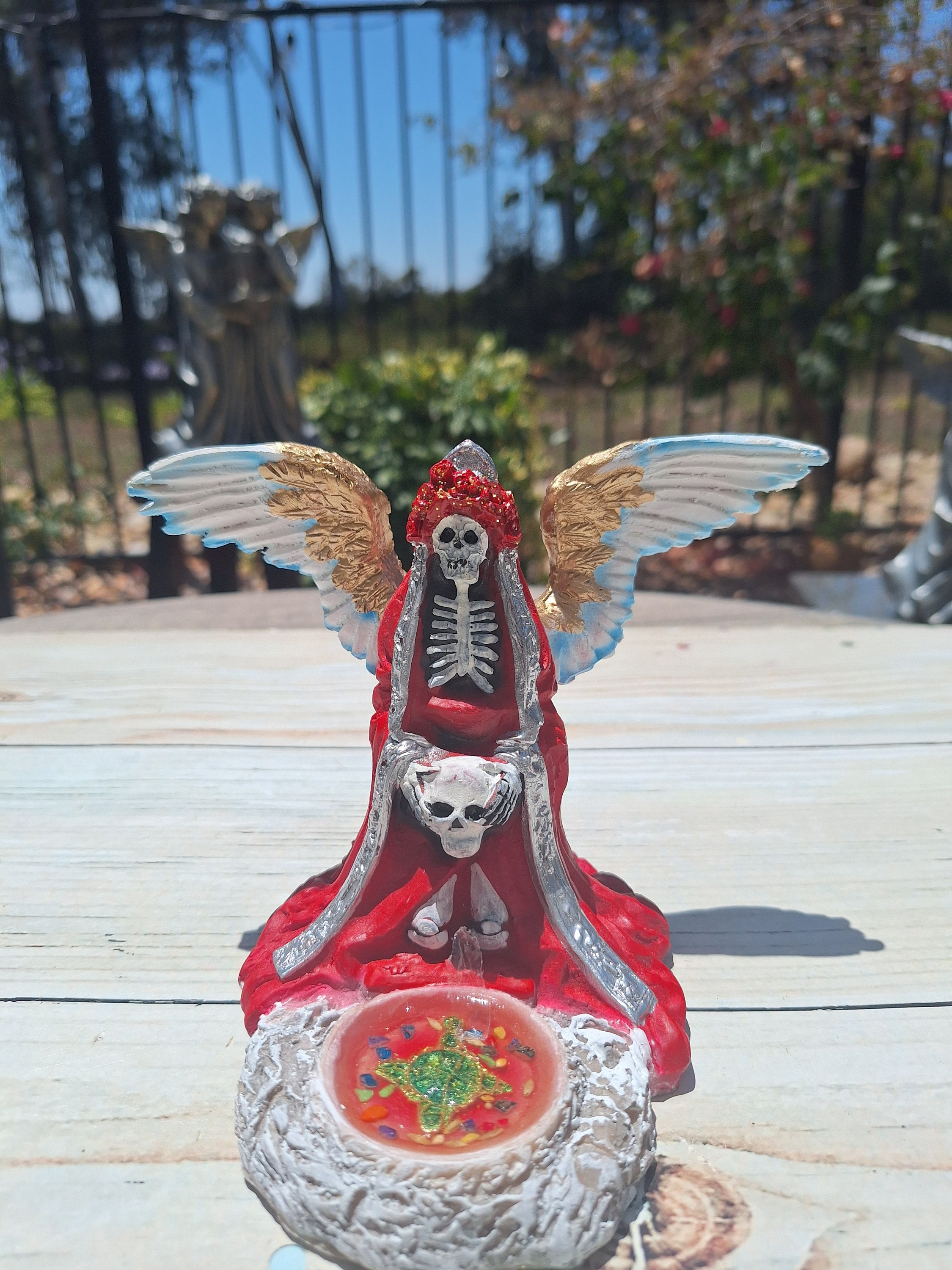 Santa Muerte Color Red 5.5