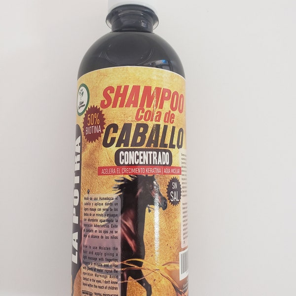 Shampooing Cola de Caballo Concentrado la Potra 50 g Acelera el Crecimiento 100 % naturel