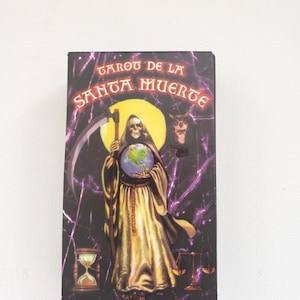 Tarot de la Santa Muerte (edição em espanhol) + livro manual frete grátis