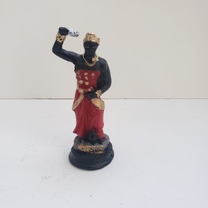 Orisha Chango 5&quot; Statue Santeria Yoruba 7 African Powers Estatua Magia Negra y Blanca