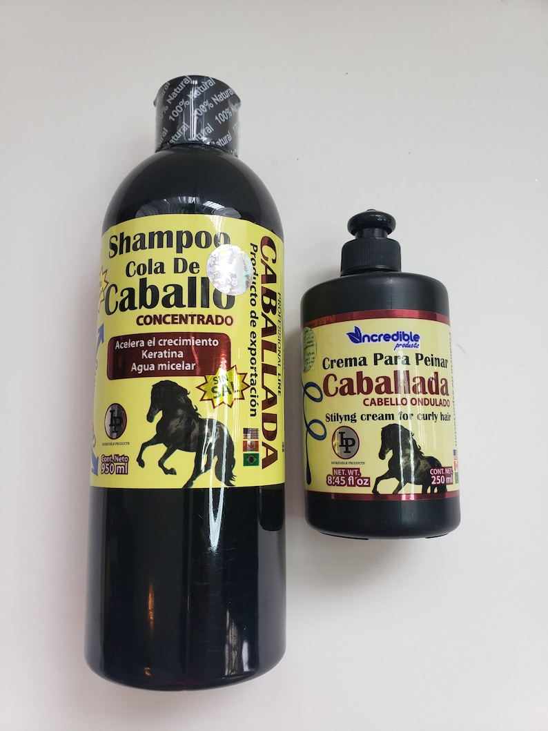 Shampoo Cola De Caballo Concentrado 950ml & Crema Para Peinar Etsy