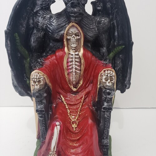 Santa Muerte Bendesida Red Devil Size 14