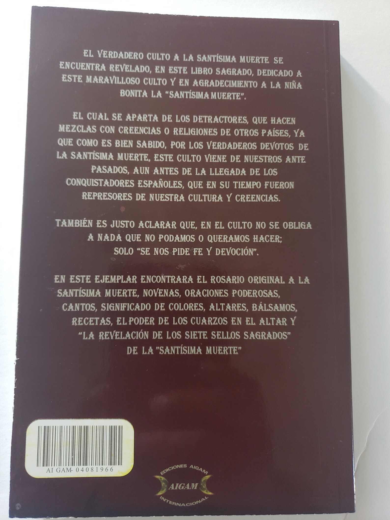 Sagrada Biblia De La Santa Muerte