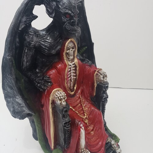 Santa Muerte Bendesida Red Devil Size 14