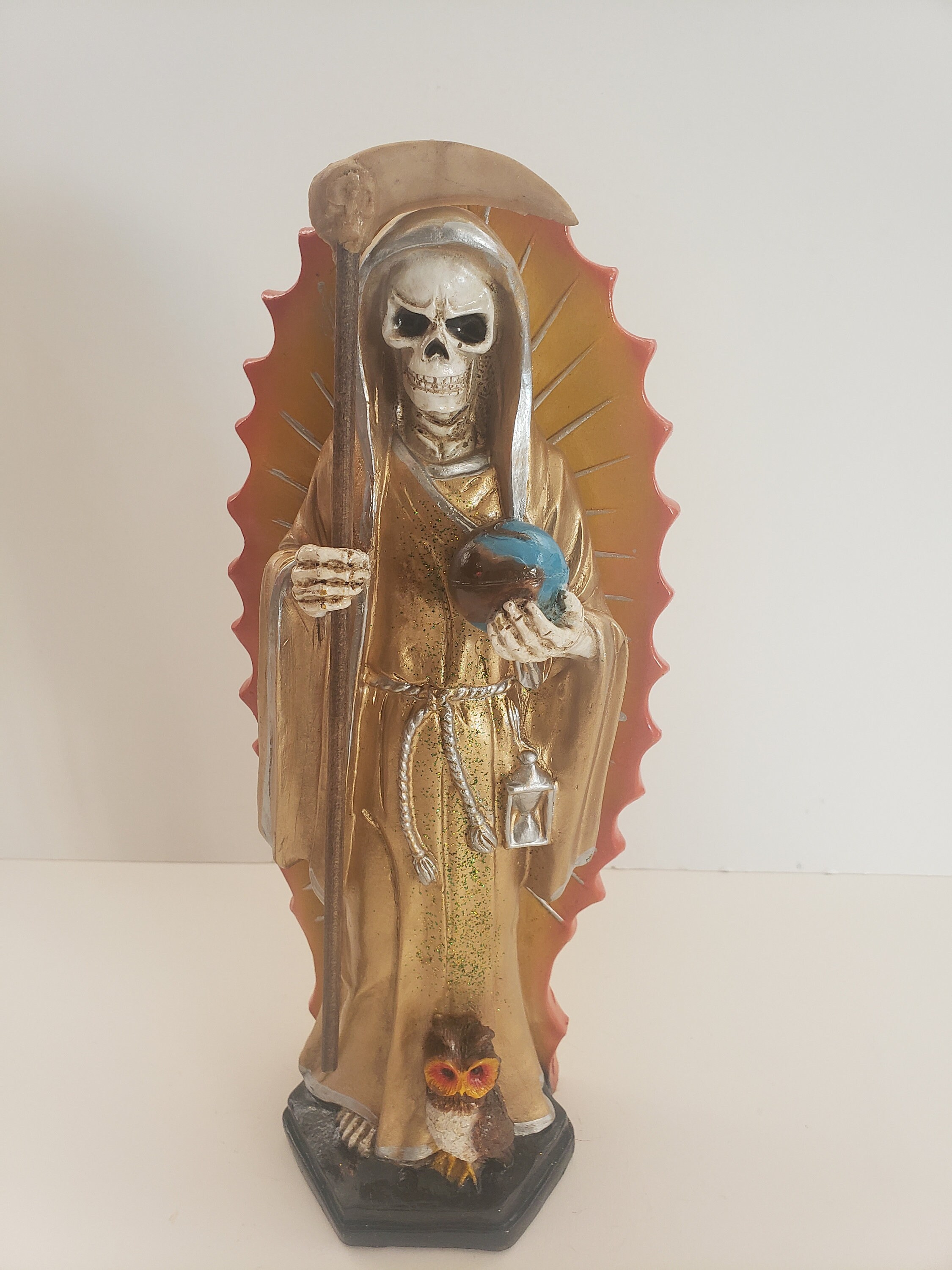 Santa Muerte Color Gold 16