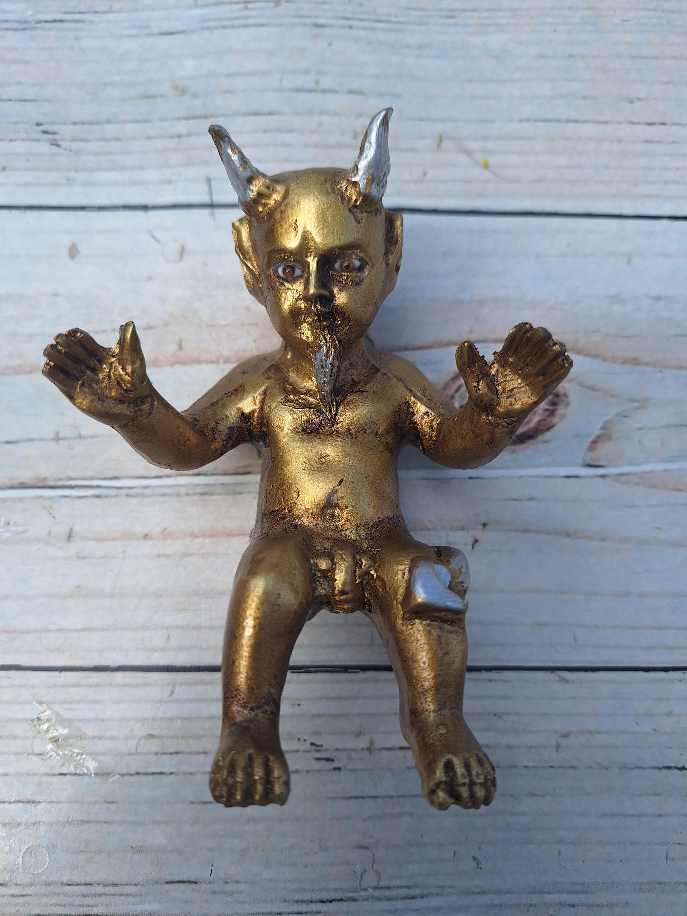 Bronze devil statue - Etsy 日本