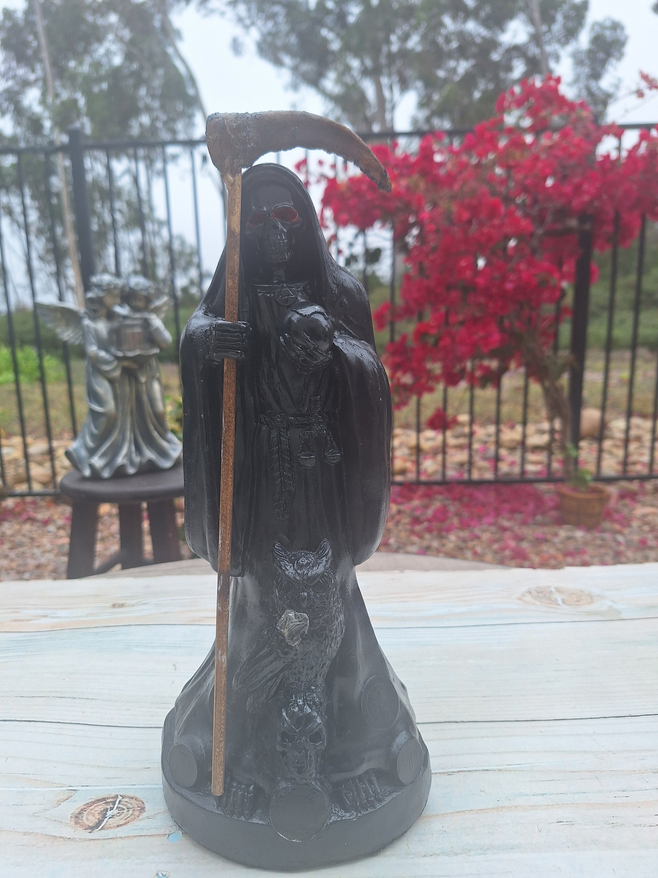 Santa Muerte Color Black Size 13