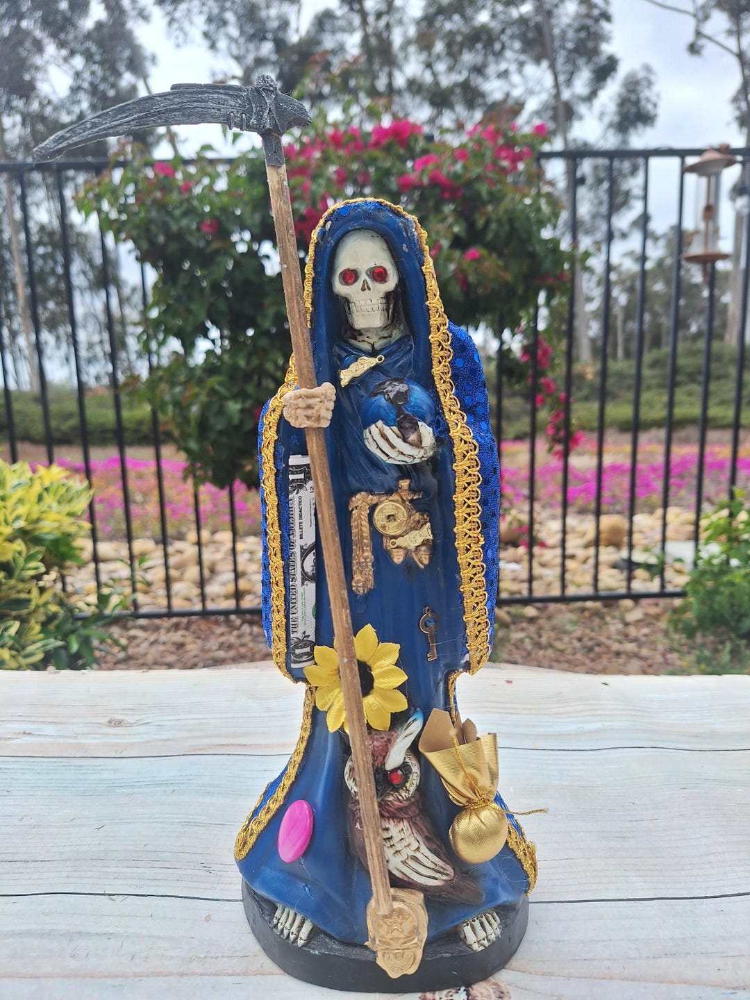 Handmade Blue Santa Muerte Statue Holy Death Grim Reaper 13 Etsy handmade-blue-santa-muerte-statue-holy-death-grim-reaper-13-etsy