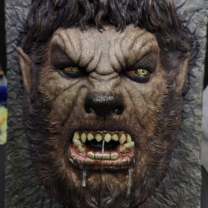 Werewolf wall bust
