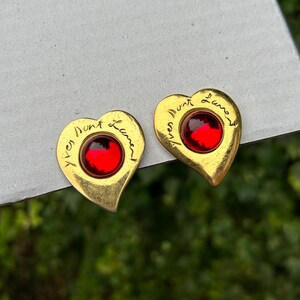 Ysl shop earrings etsy