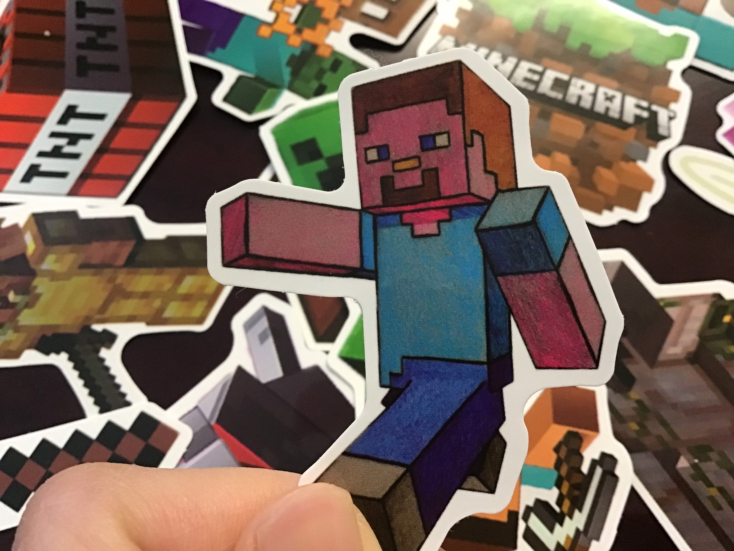 15 waterproof Minecraft vinyl sticker decal/ gaming arcade | Etsy