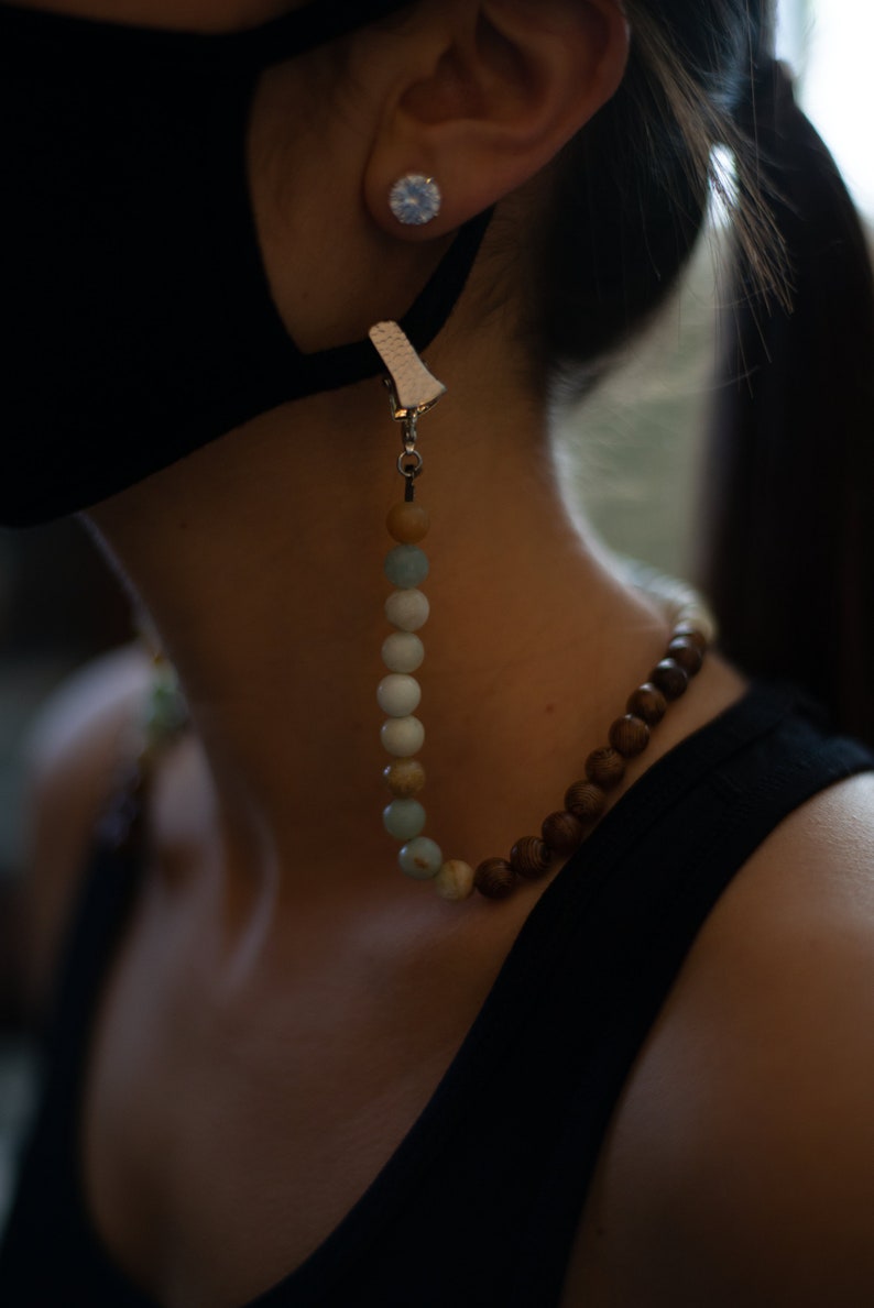 Beaded Face Mask Chain The Callie