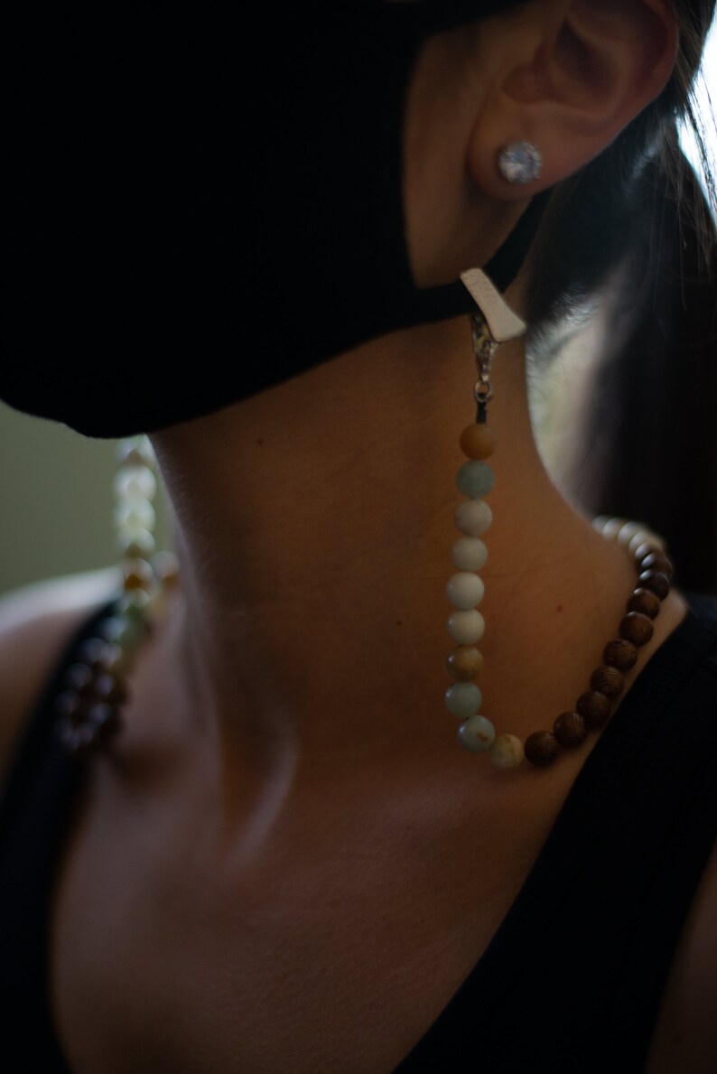 Beaded Face Mask Chain The Callie