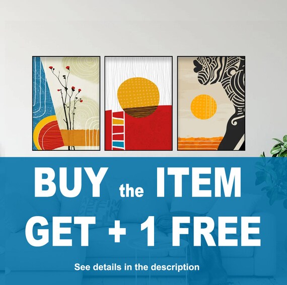 Contemporary African American Art Set of 3 Prints. Modern Etsy