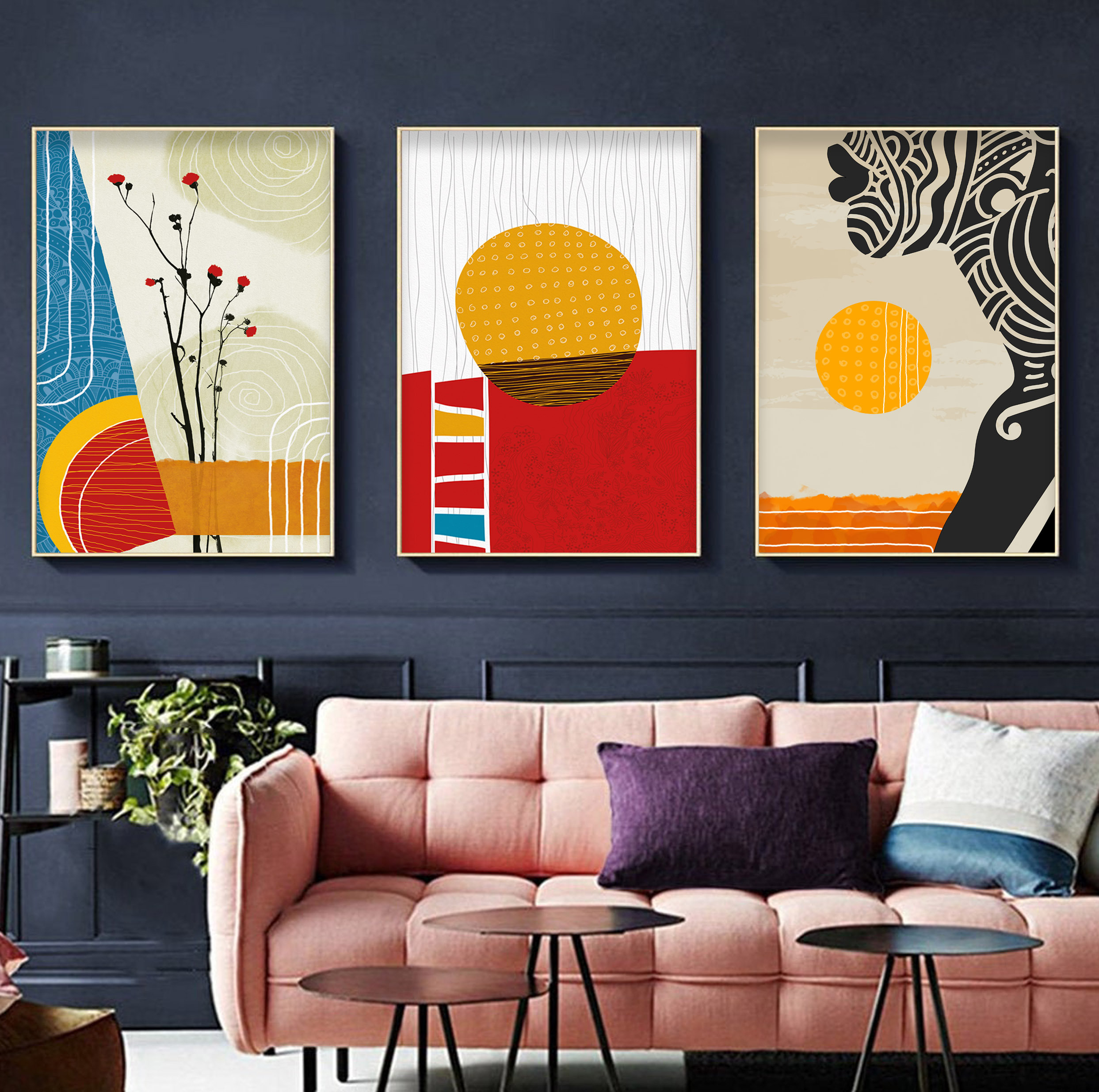 Contemporary African American Art Set of 3 Prints. Modern Etsy UK