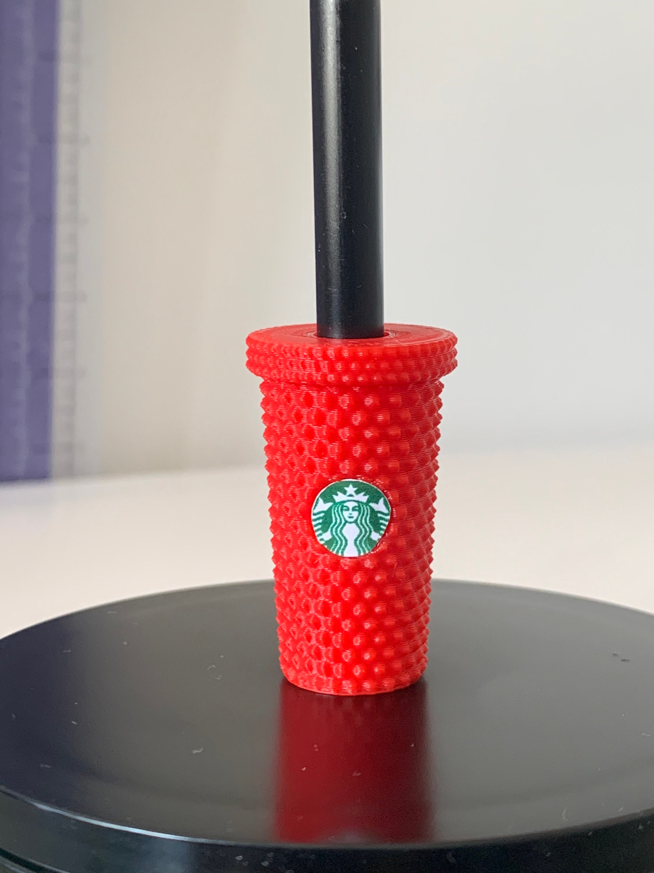 Straw Toppers Starbucks Studded Straw Topper Starbucks Cup Etsy